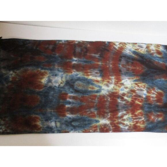NEW Artisan Hand‎ Dyed Scarf with Fringe - Picture 6 of 8